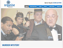 Tablet Screenshot of murder-mystery.co.uk