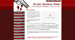 Desktop Screenshot of murder-mystery.uk.com
