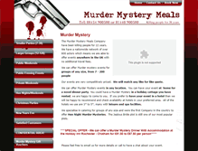 Tablet Screenshot of murder-mystery.uk.com